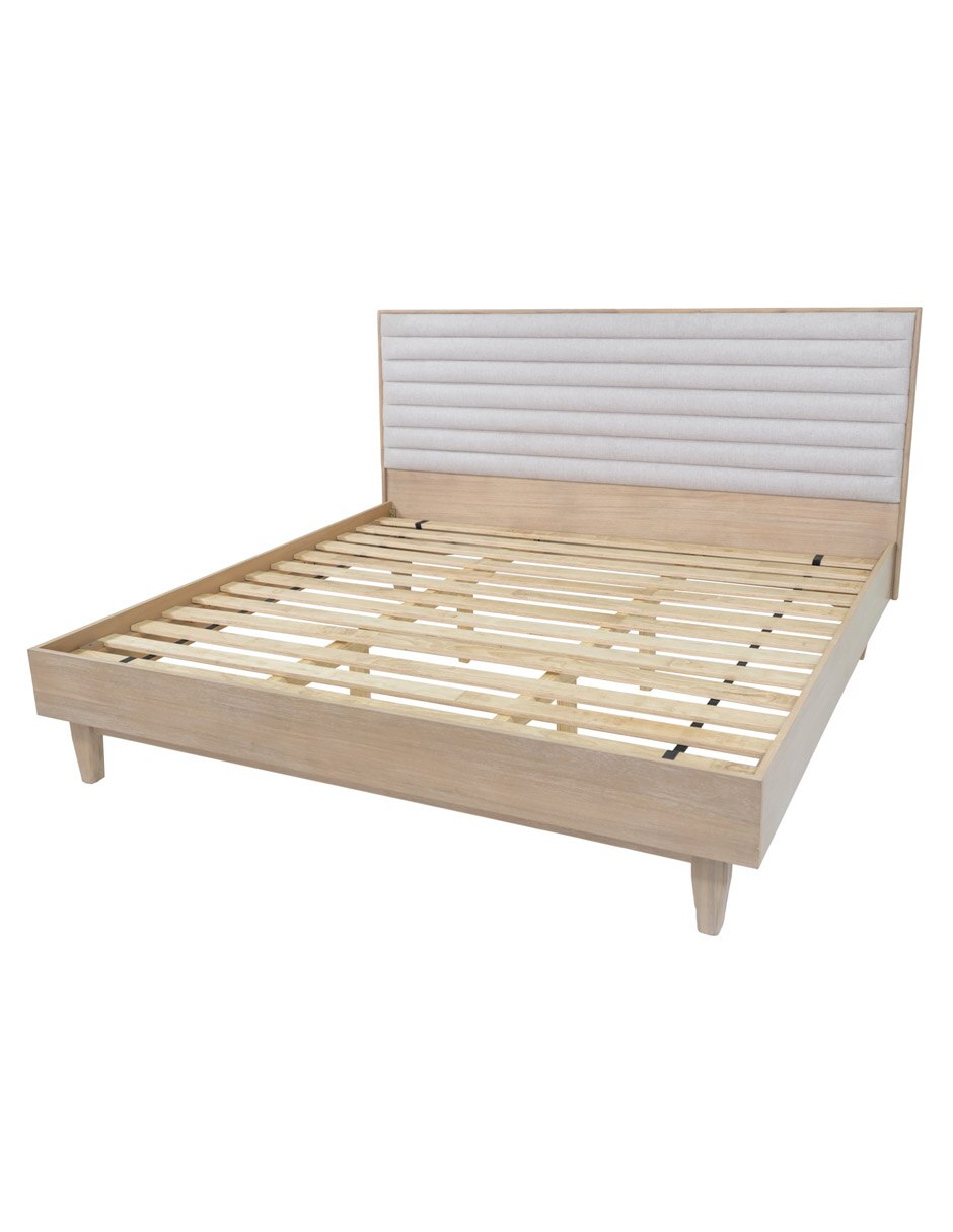 Cama trinity de madera acacia king size 4