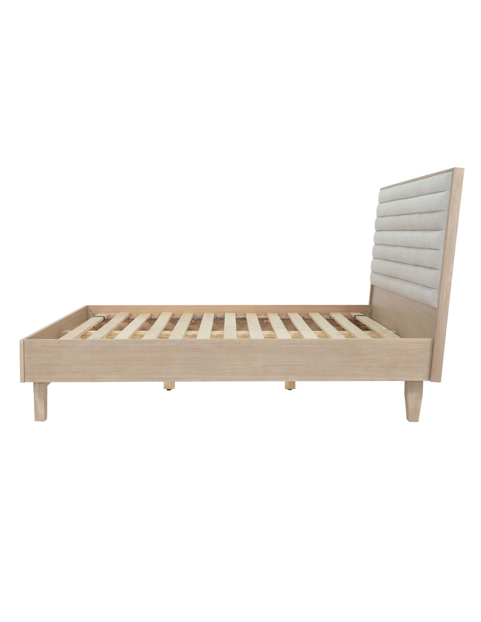 Cama trinity de madera acacia queen size 3