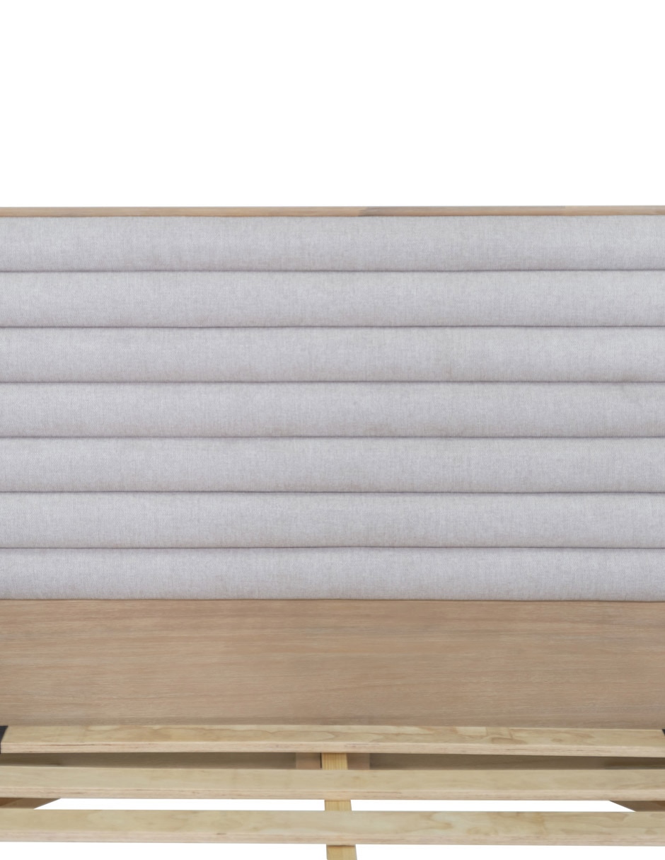 Cama trinity de madera acacia queen size 5
