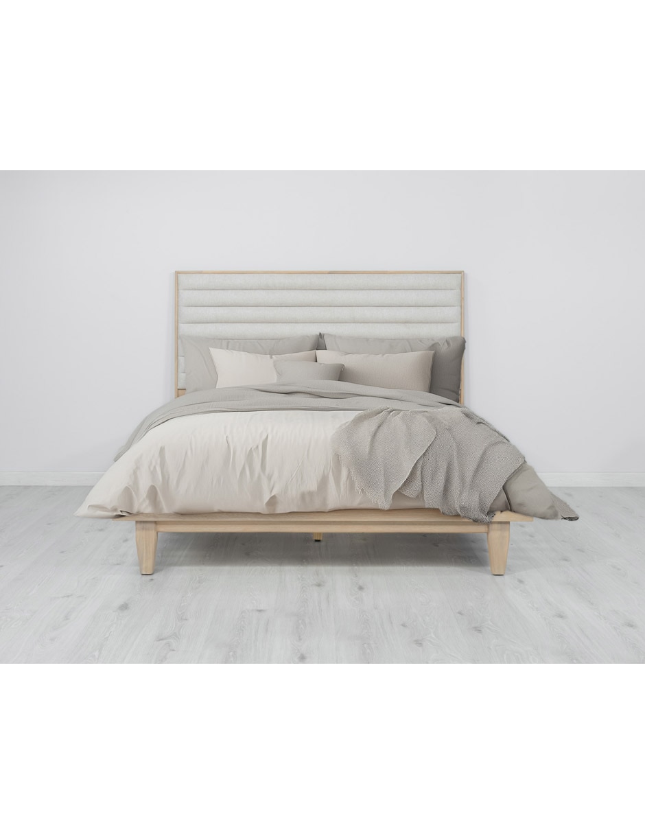 Cama trinity de madera acacia queen size 7
