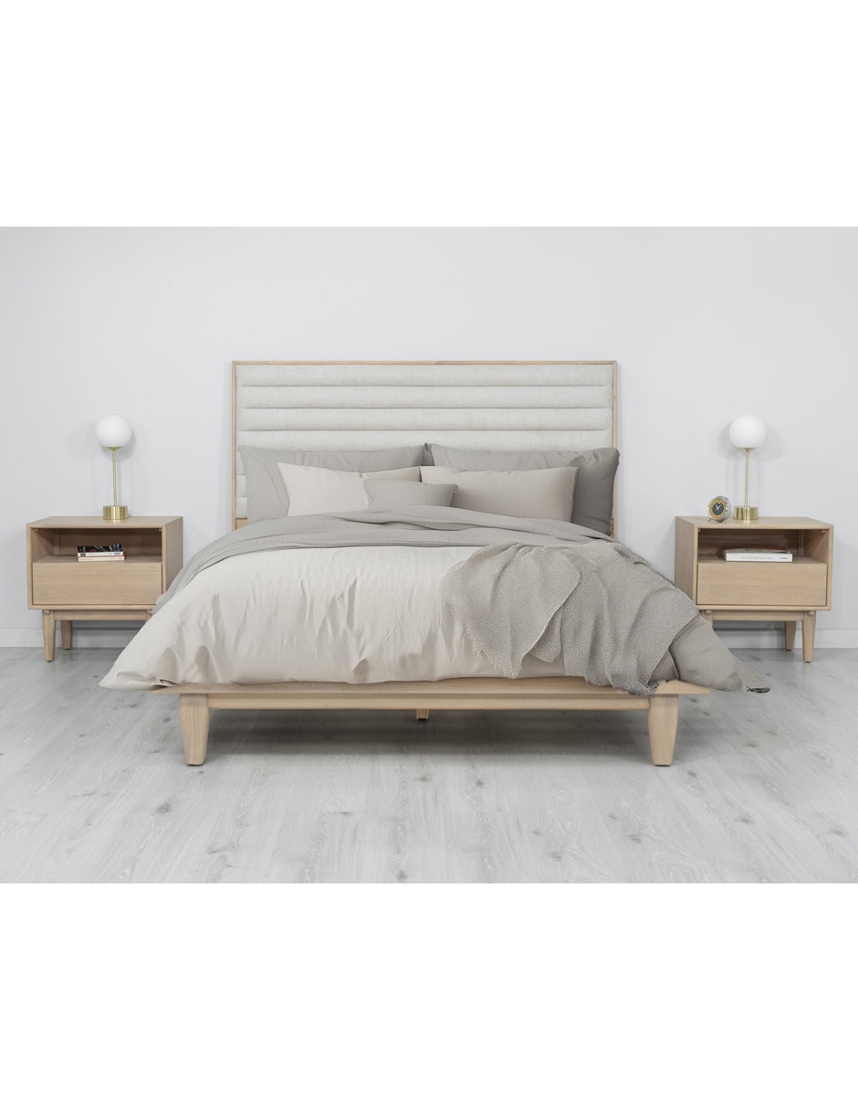 Cama trinity de madera acacia queen size 8