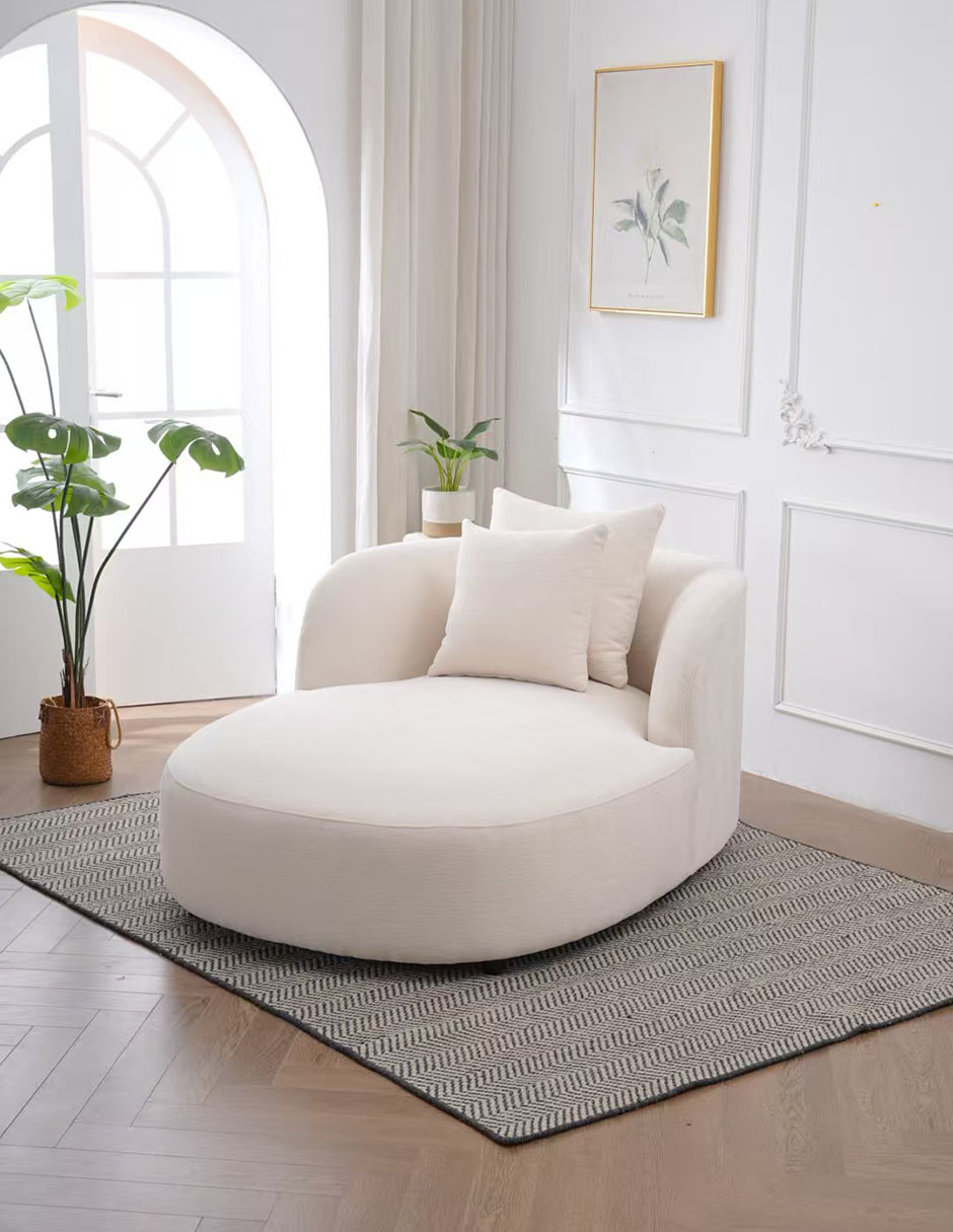 Chaise Rebecca Tela Beige