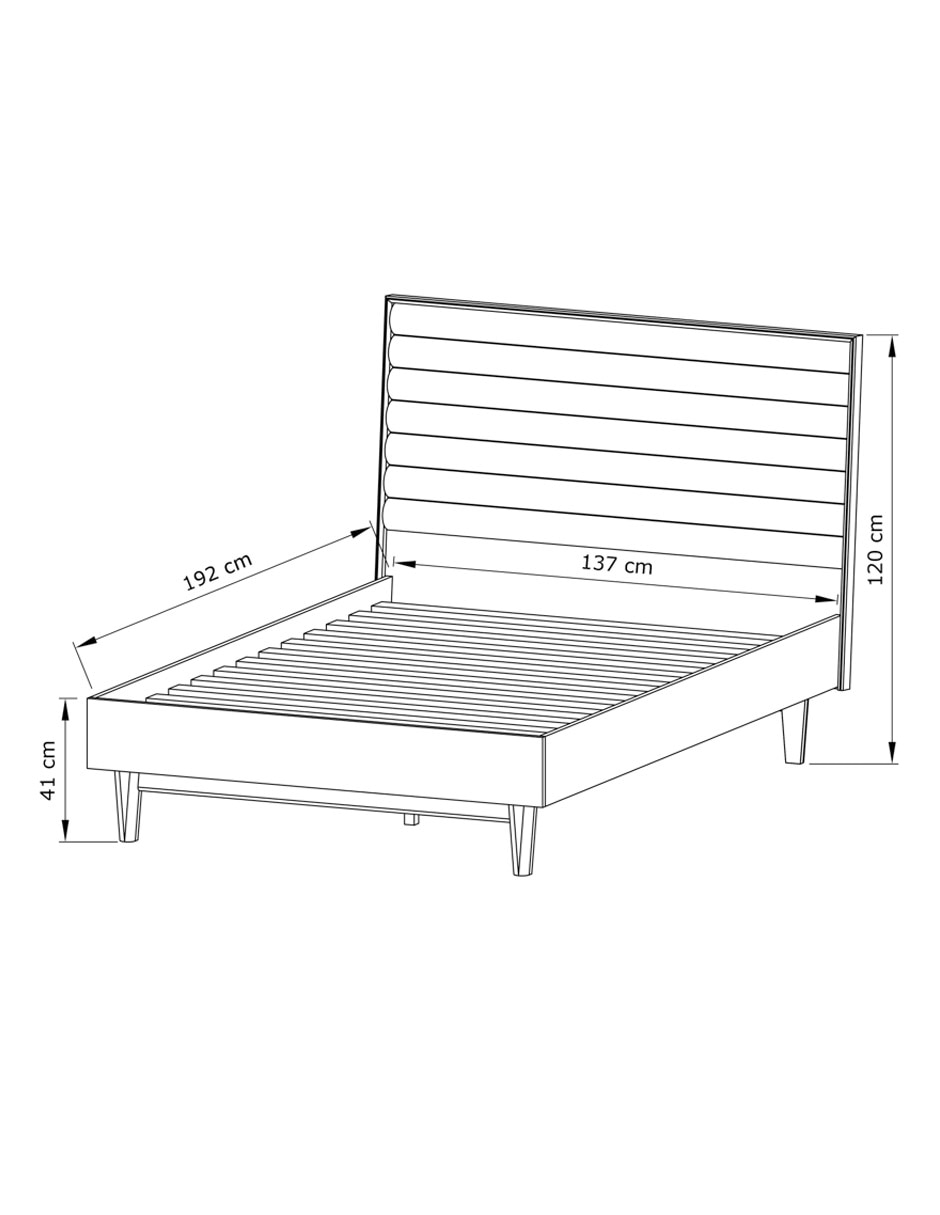 Cama trinity de madera matrimonial 10