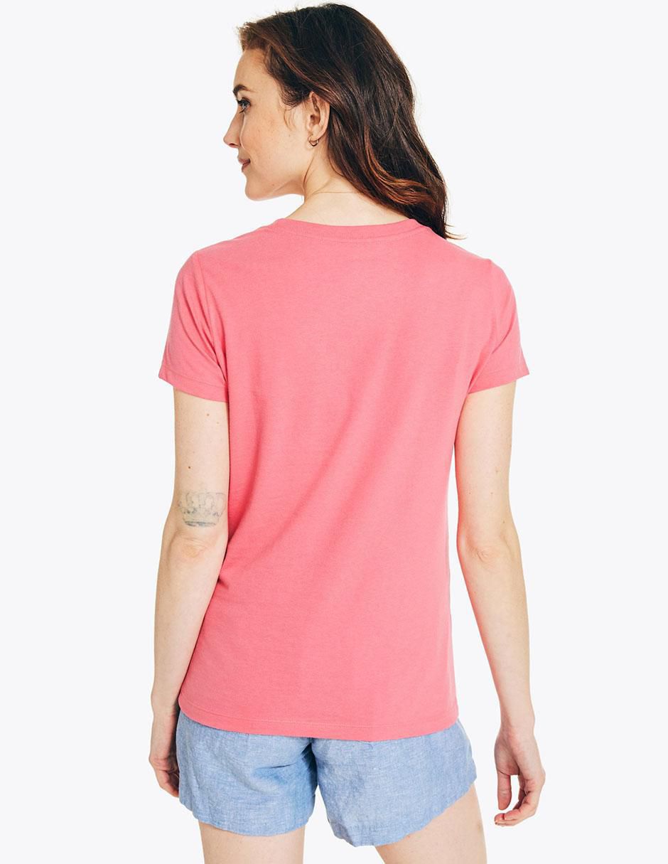 Playera manga corta cuello redondo mujer 2