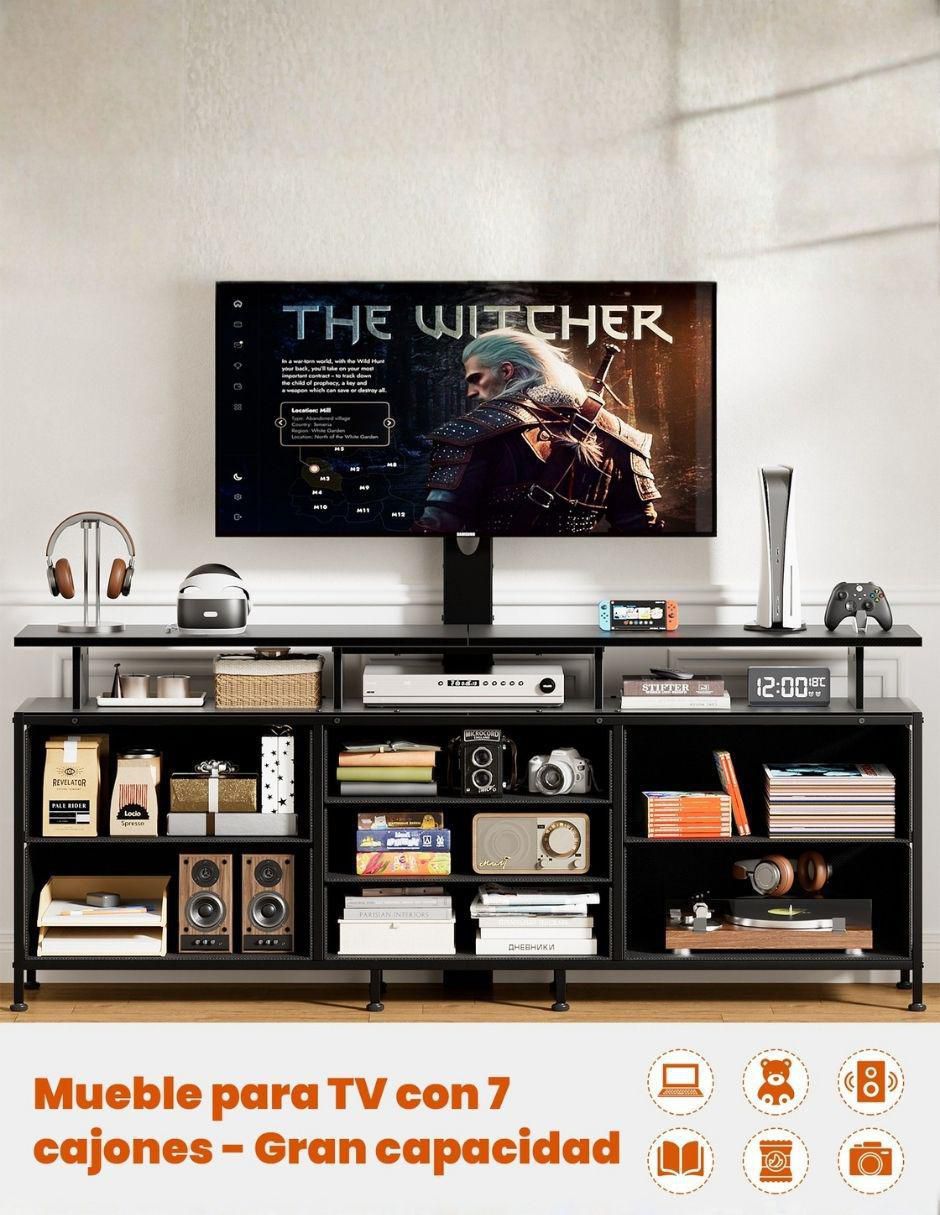 Cajonera armable con soporte para tv de MDF 5