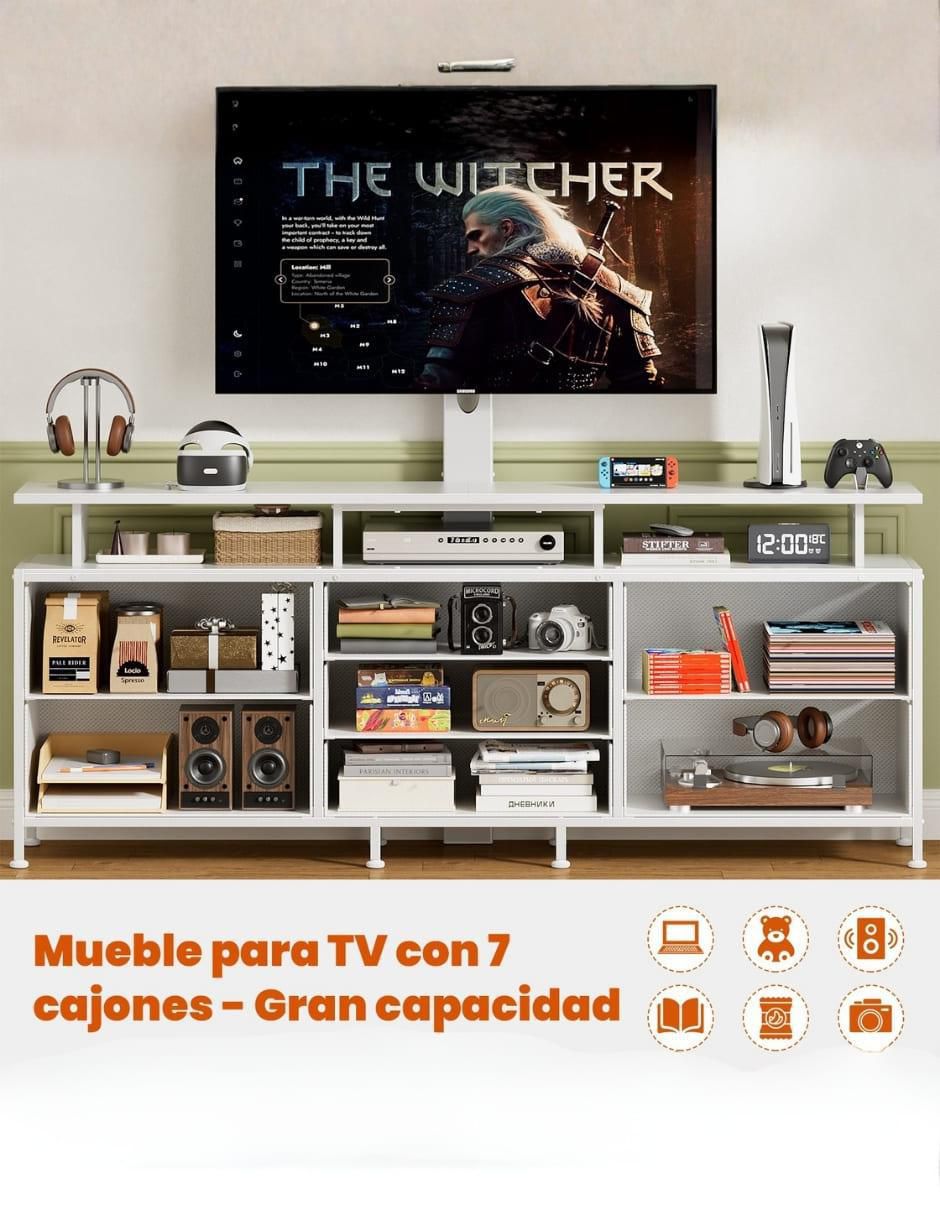 Cajonera armable con soporte para tv Fabato de MDF