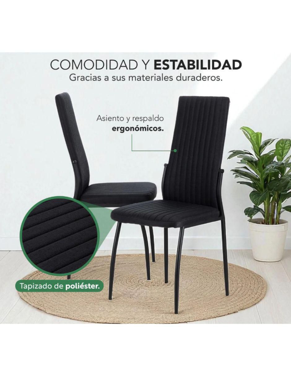 Comedor Kingshouse para 6 personas de cristal templado