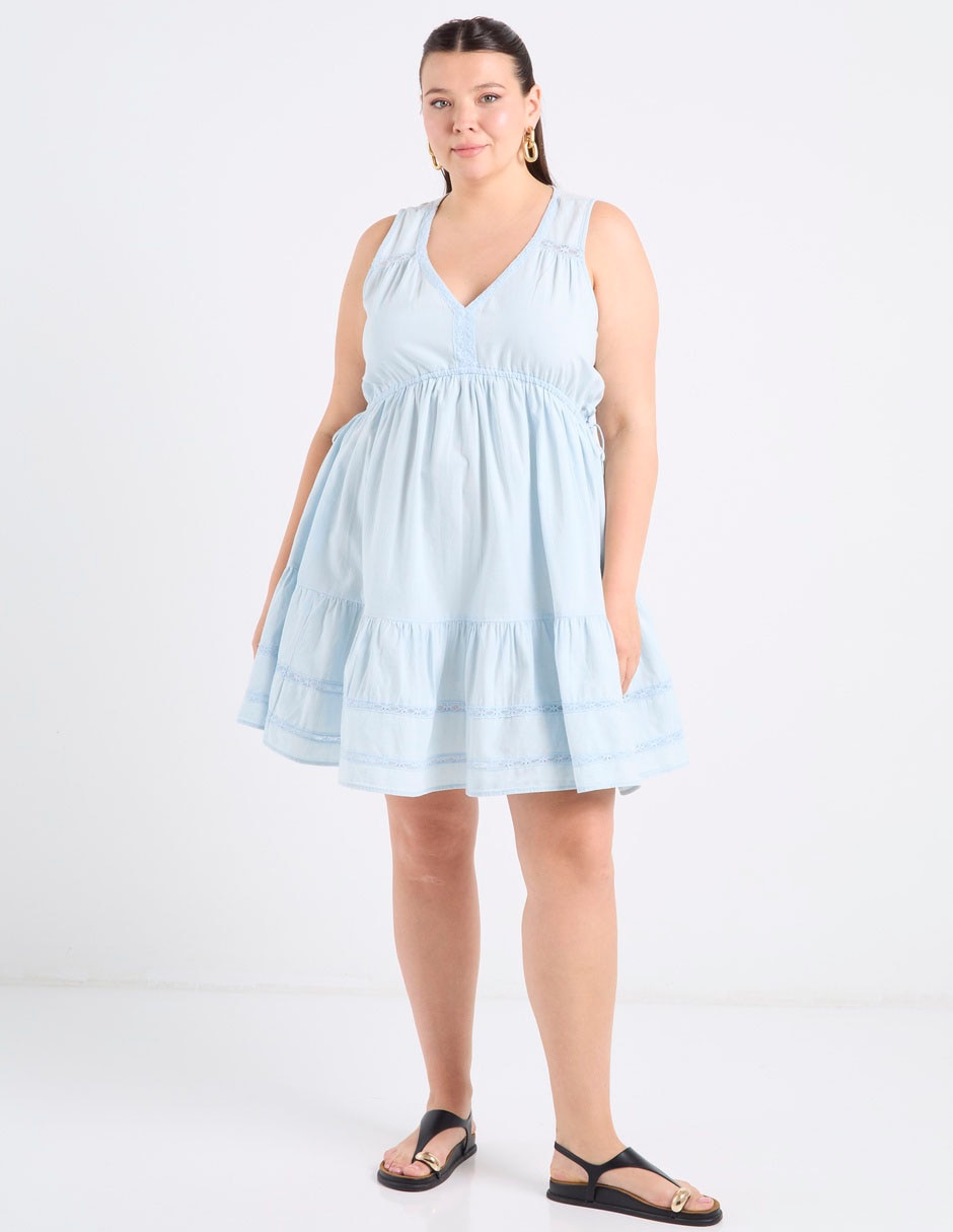 Vestido a la rodilla casual para mujer 2