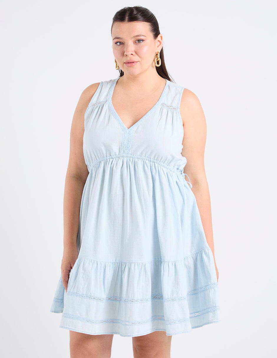 Vestido a la rodilla casual para mujer Vestido a la rodilla casual para mujer