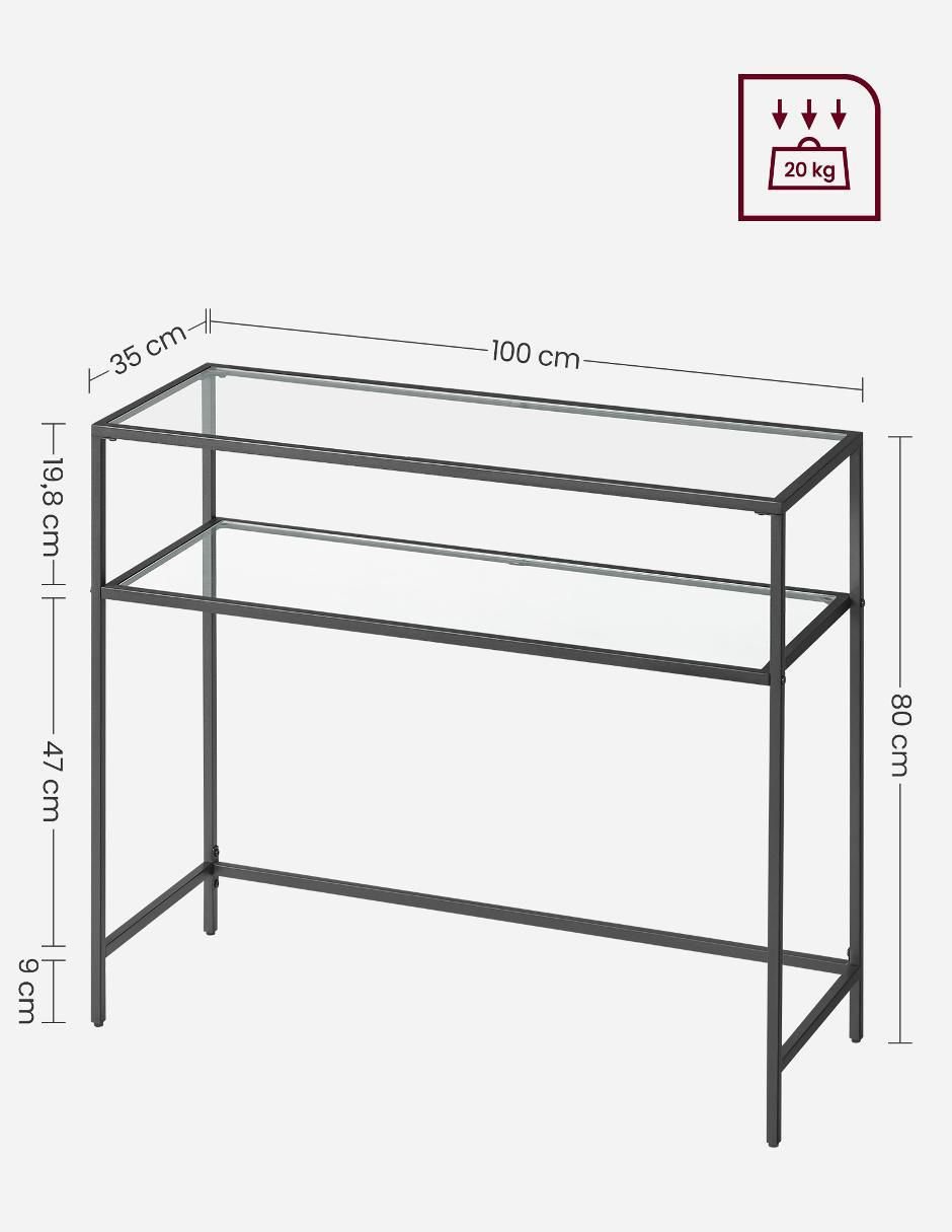 Mesa armable baris de cristal 5