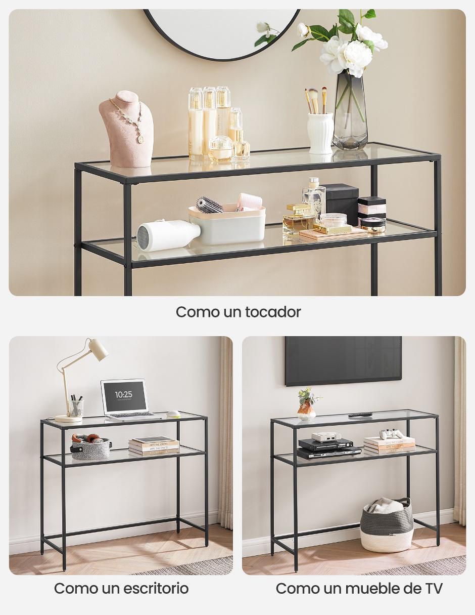Mesa armable baris de cristal 4