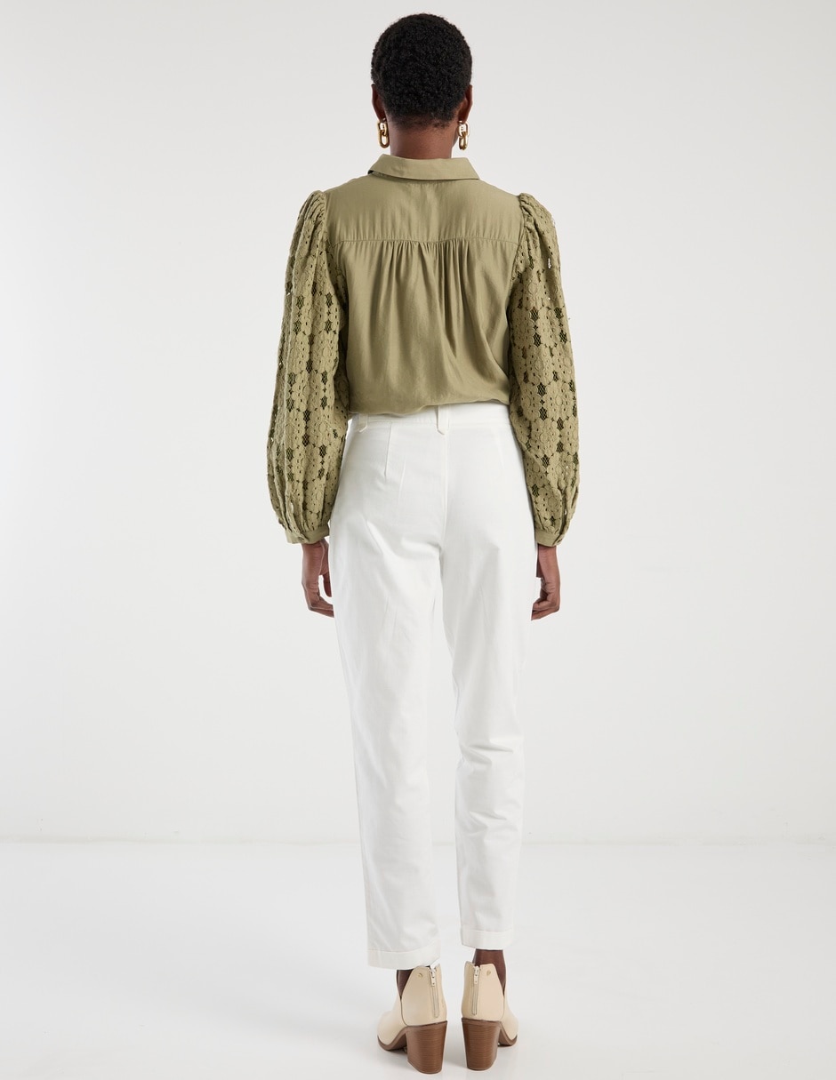 Pantalón capri slim para mujer 6