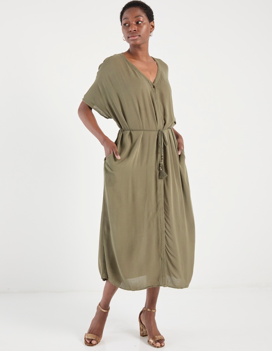 Vestido crop casual para mujer