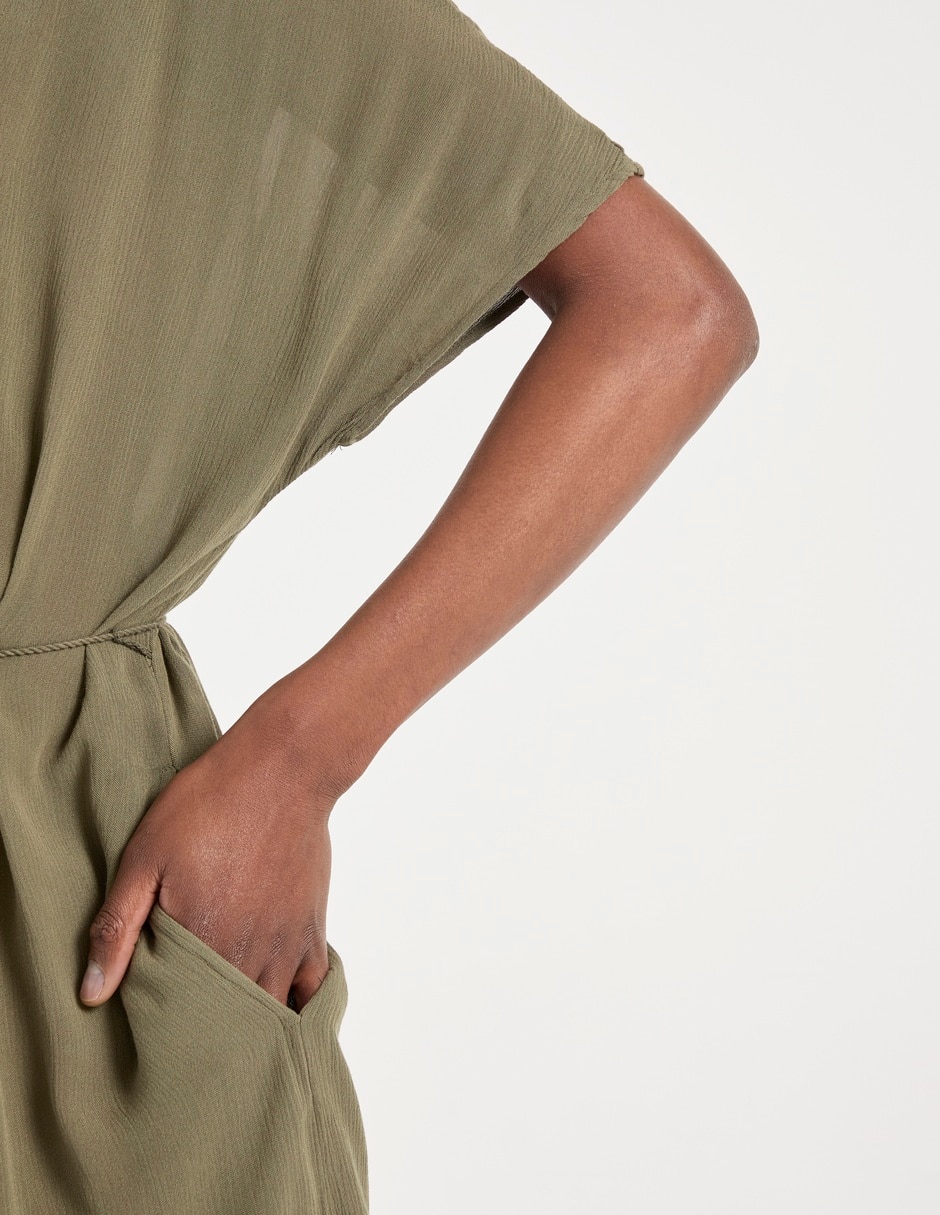 Vestido crop casual para mujer