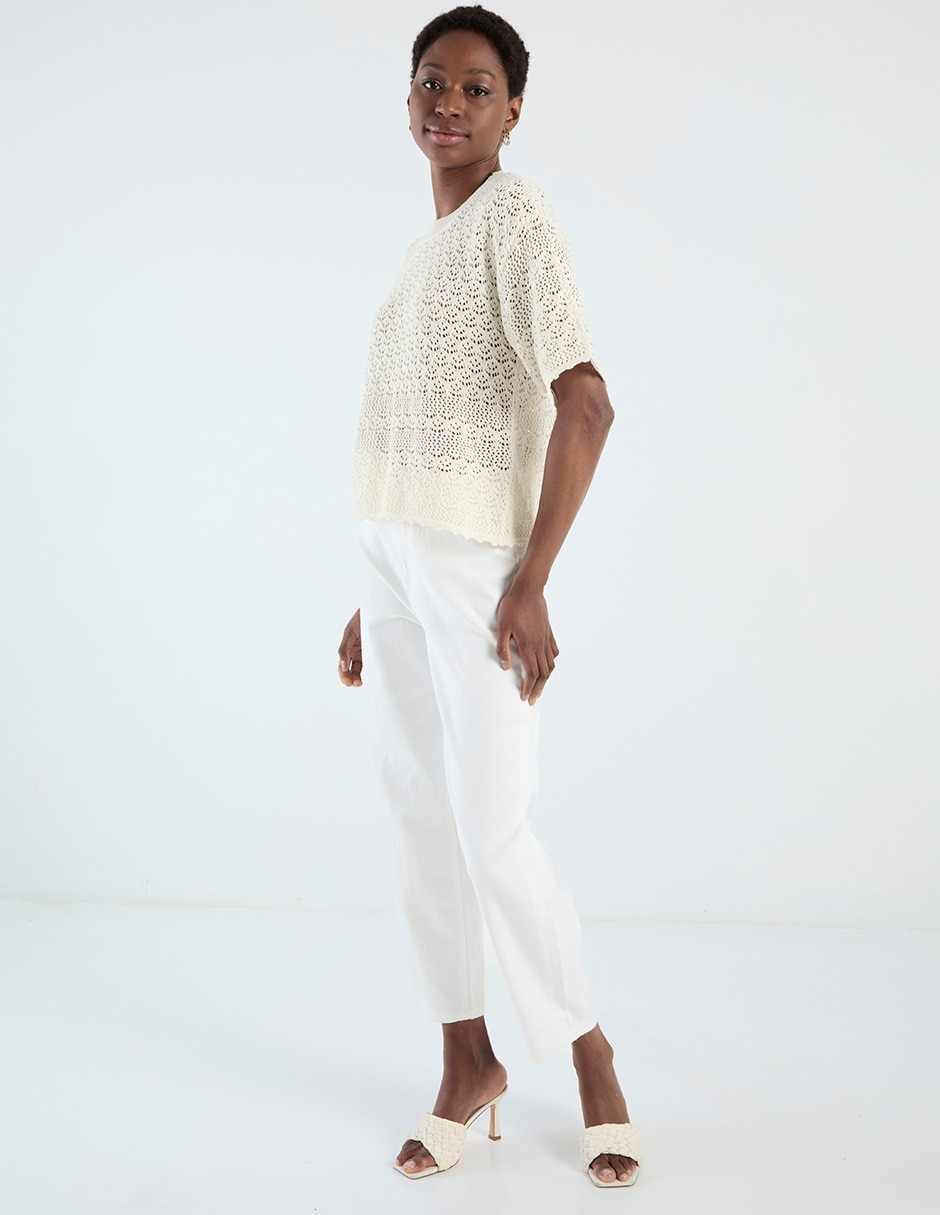 Jeans relaxed slim para mujer 8