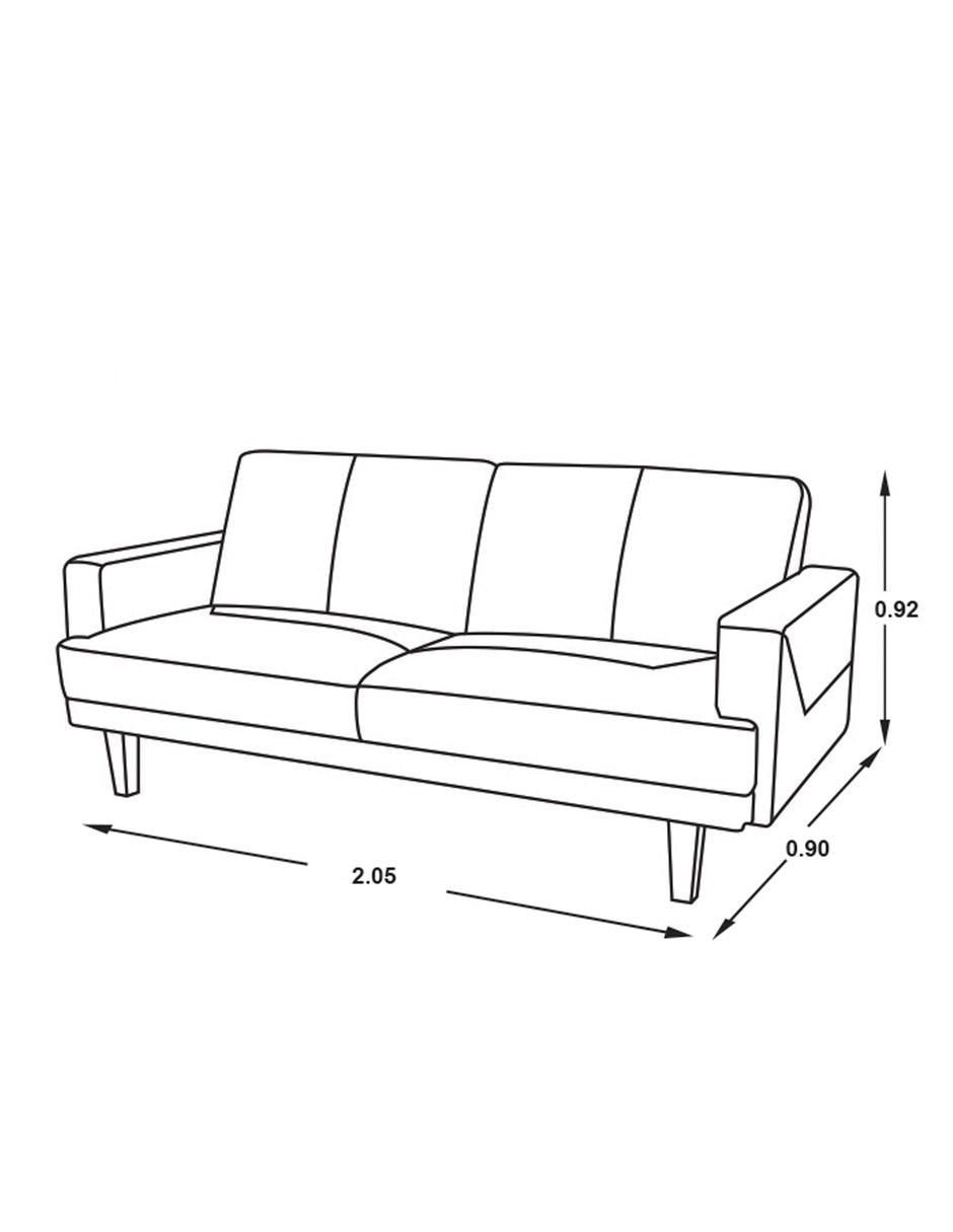 Sofá cama armable de madera 5