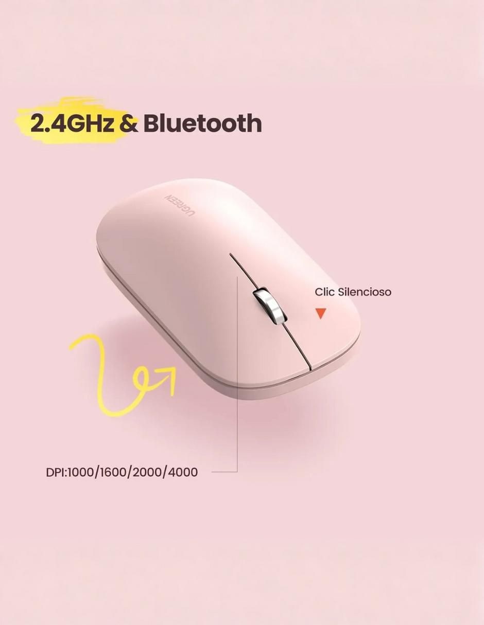 Mouse y teclado Ugreen 25178