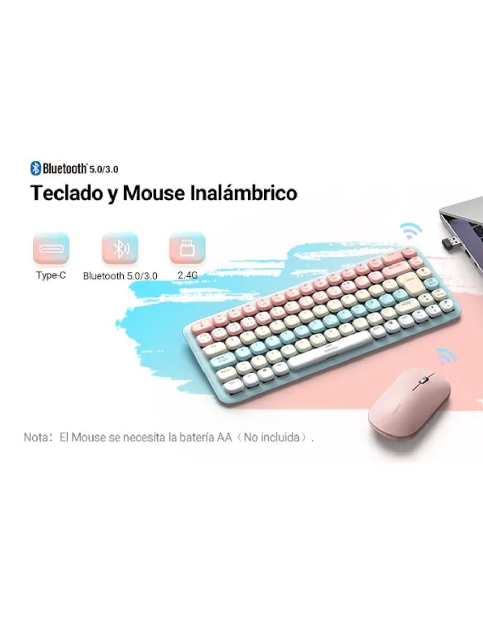 Mouse y teclado Ugreen 25178