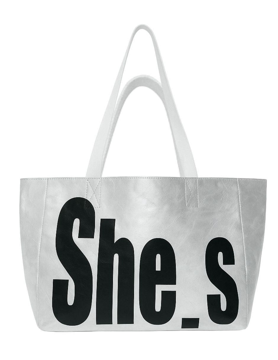Bolsa tote Maxi She-S Not Me unisex Bolsa tote Maxi She-S Not Me unisex