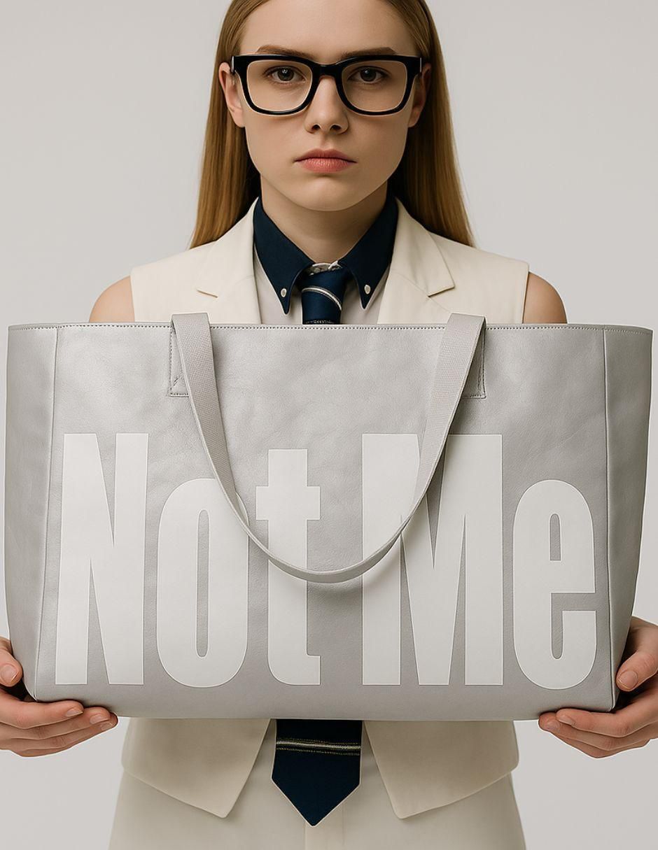Bolsa tote Maxi She-S Not Me unisex