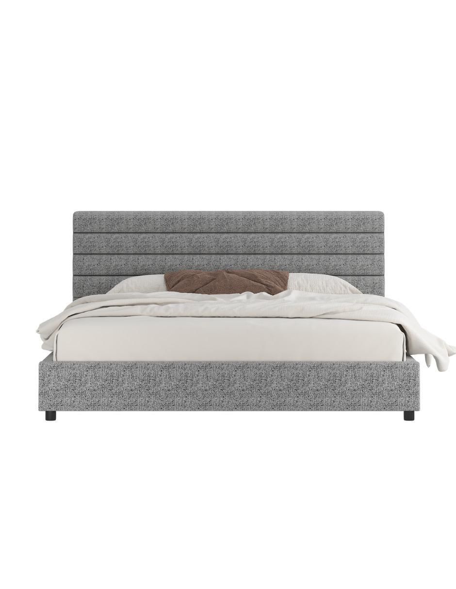 Cama mosh de madera y tela 6