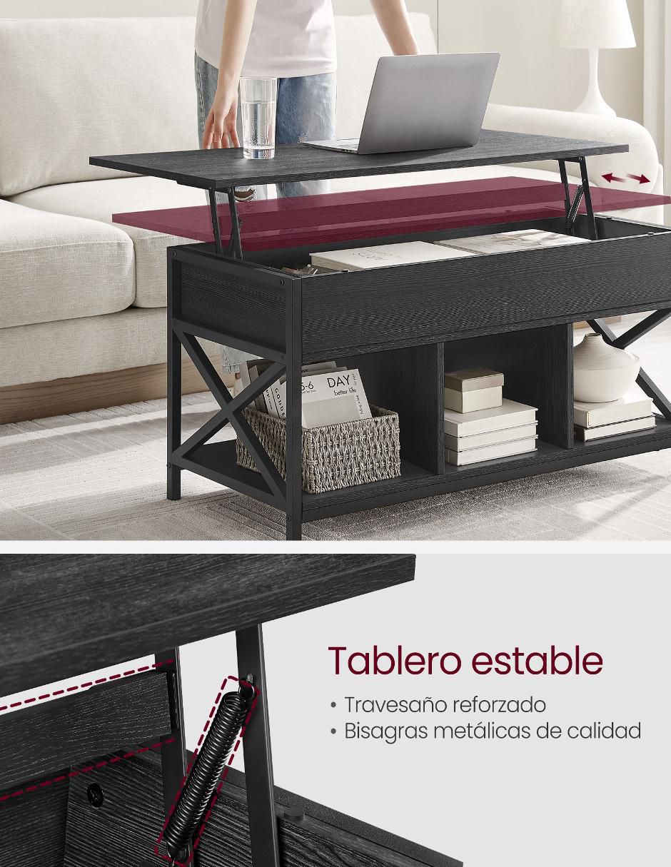 Mesa de centro armable Deven