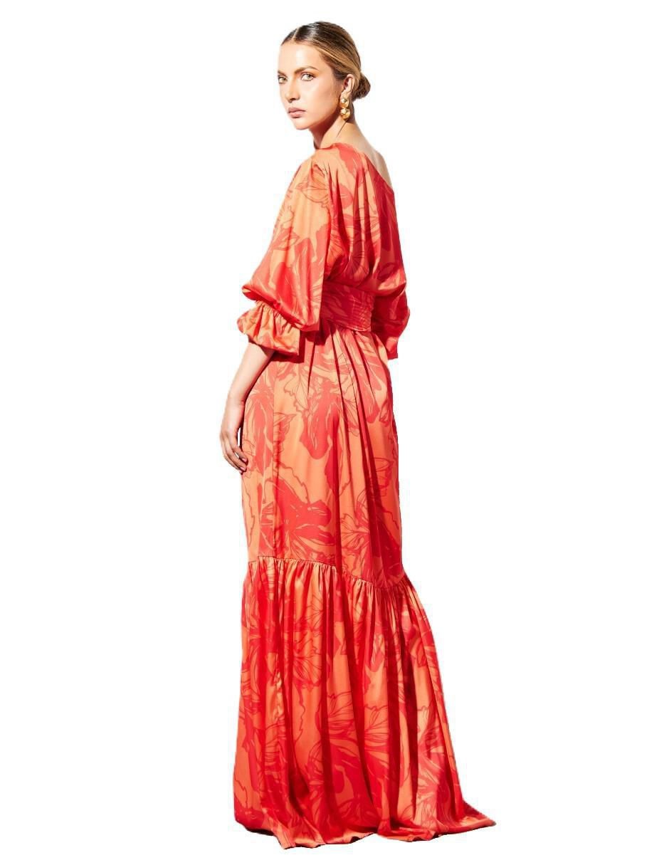 Vestido maxi casual luna para mujer