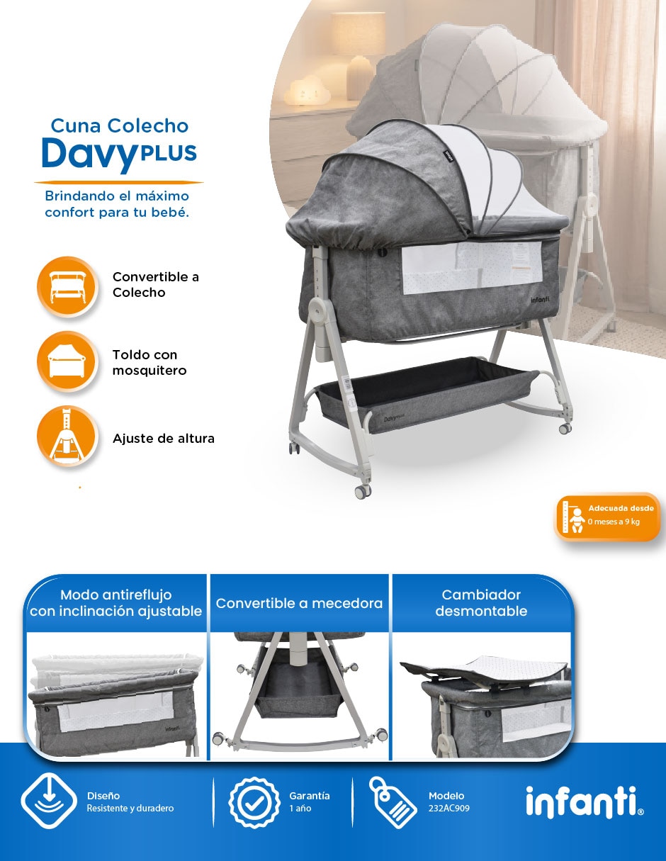 Cuna colecho davy plus 5