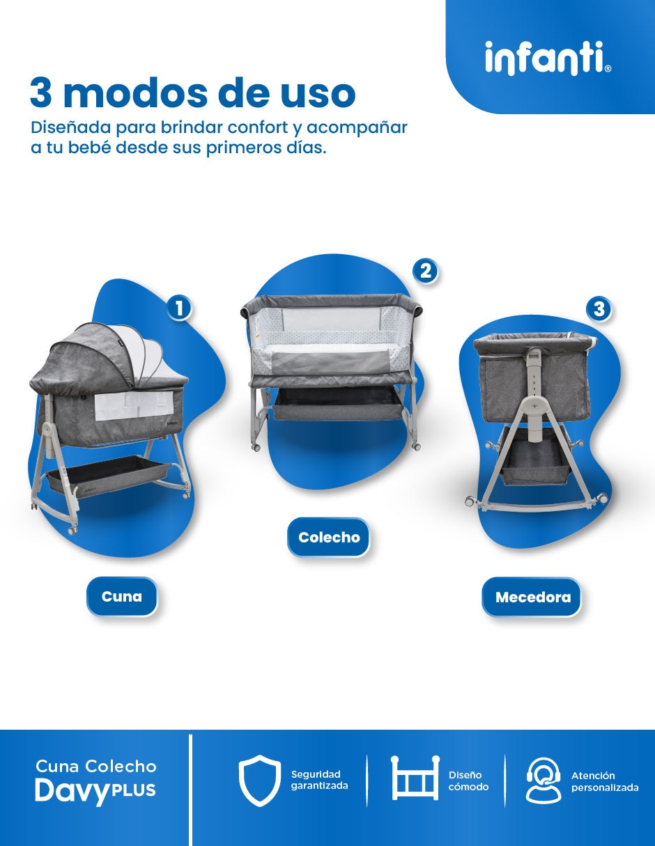 Cuna colecho davy plus 3