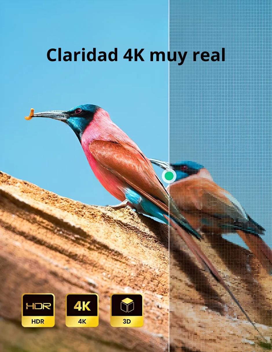 Cable HDMI 4K Ugreen de 0.5 m