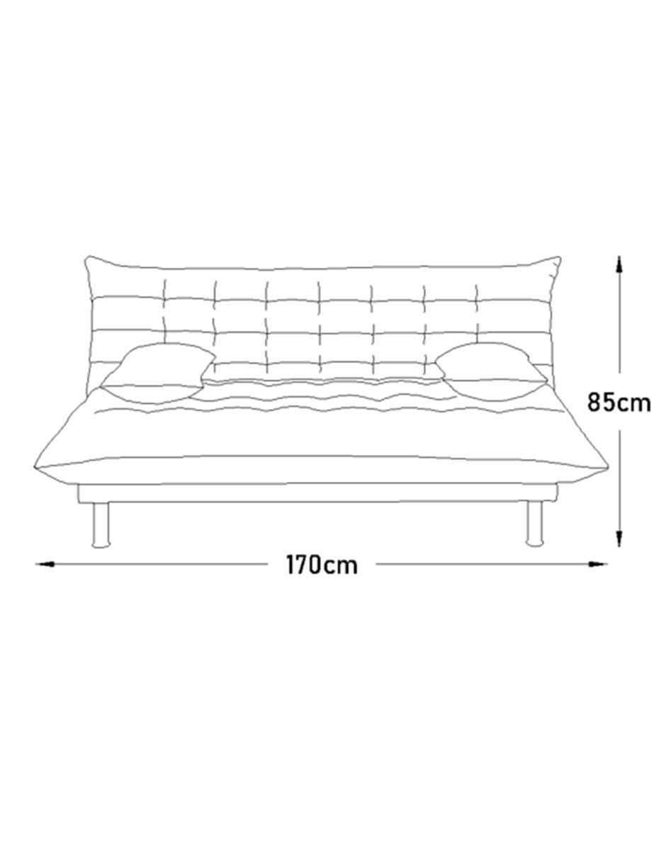 Sofá cama armable de madera 6