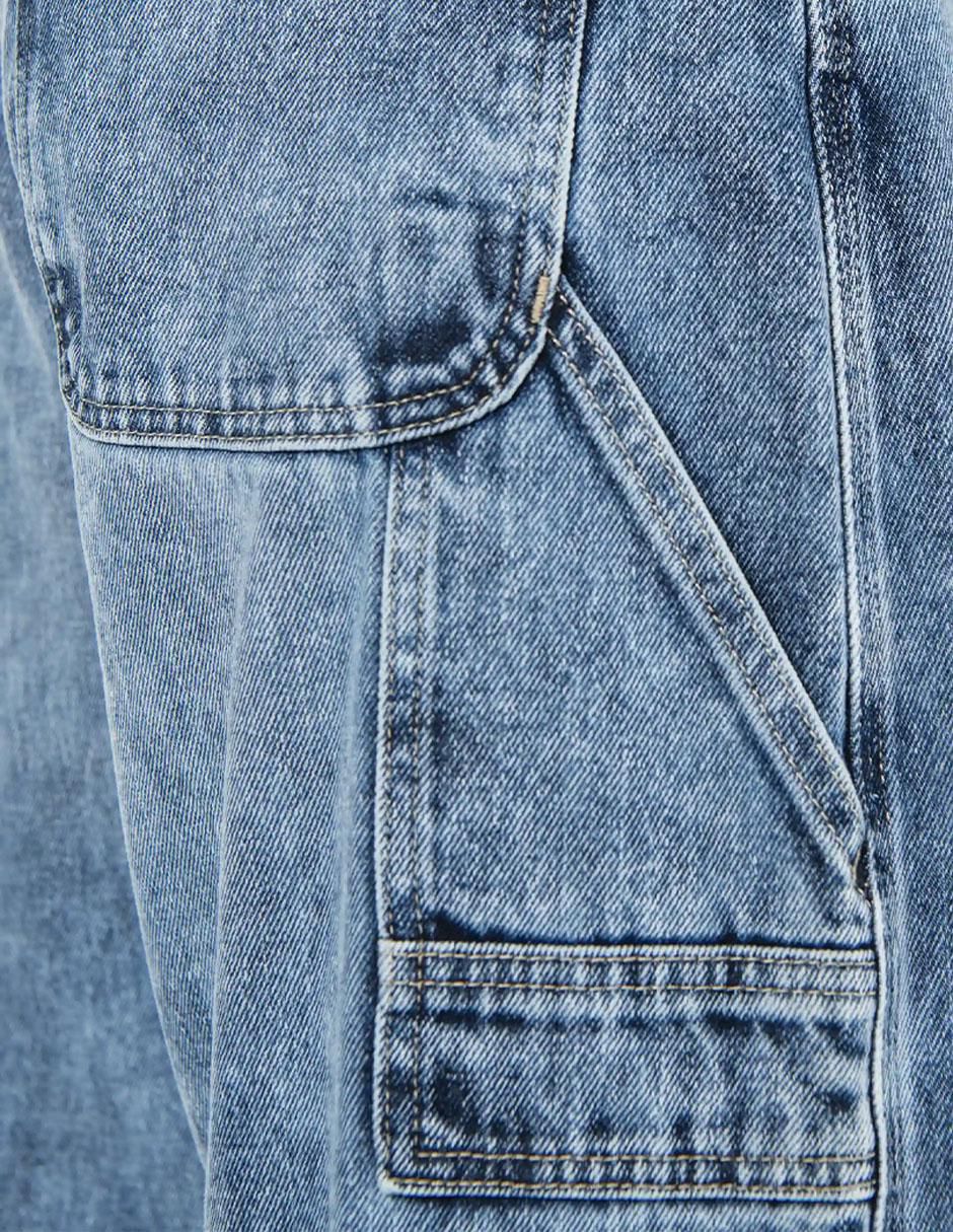 Jeans cargo baggy para mujer 3