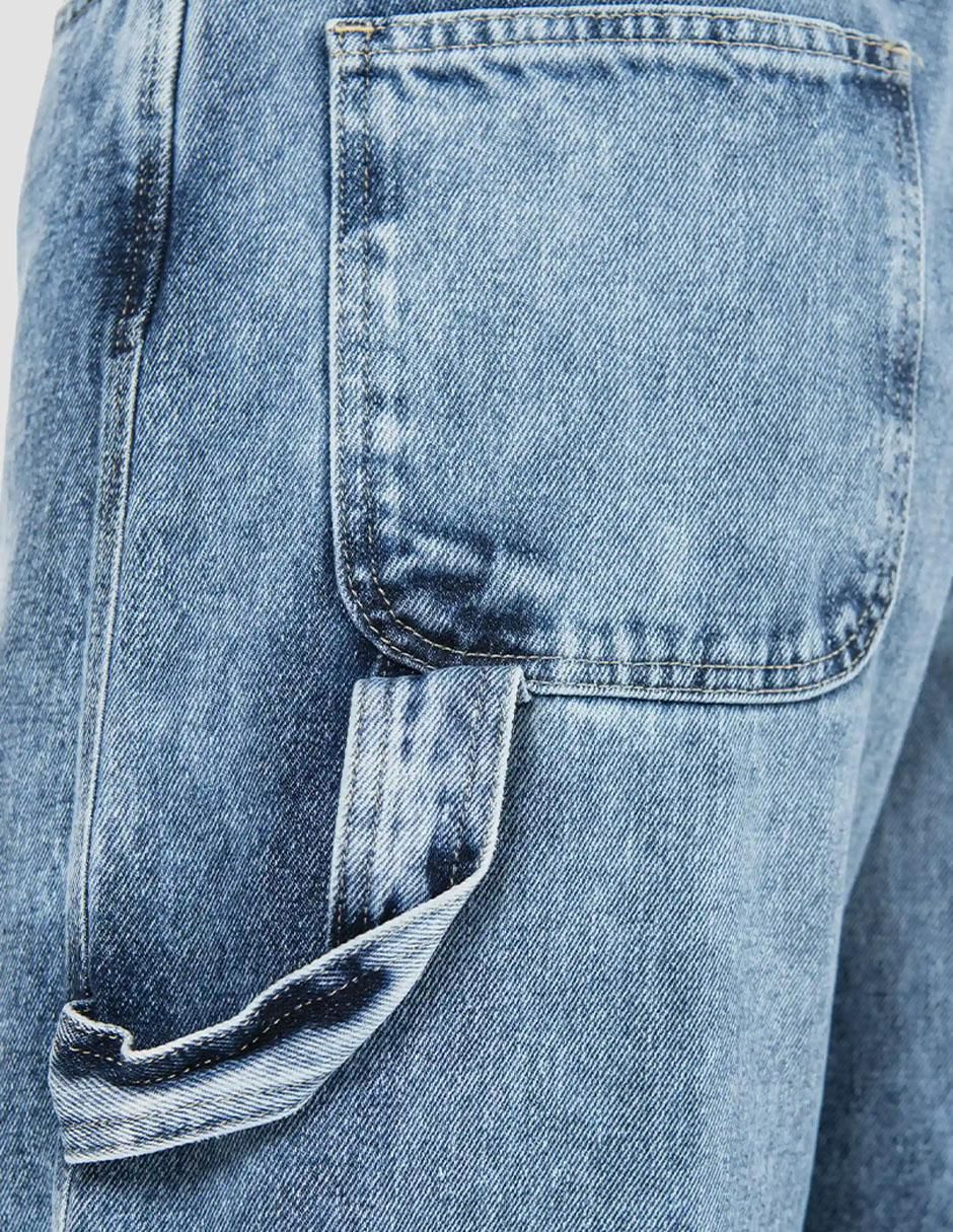 Jeans cargo baggy para mujer 2