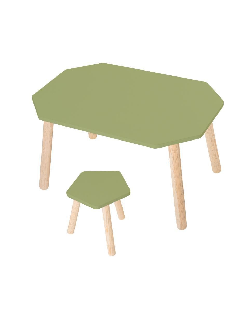 Mesa con silla armable