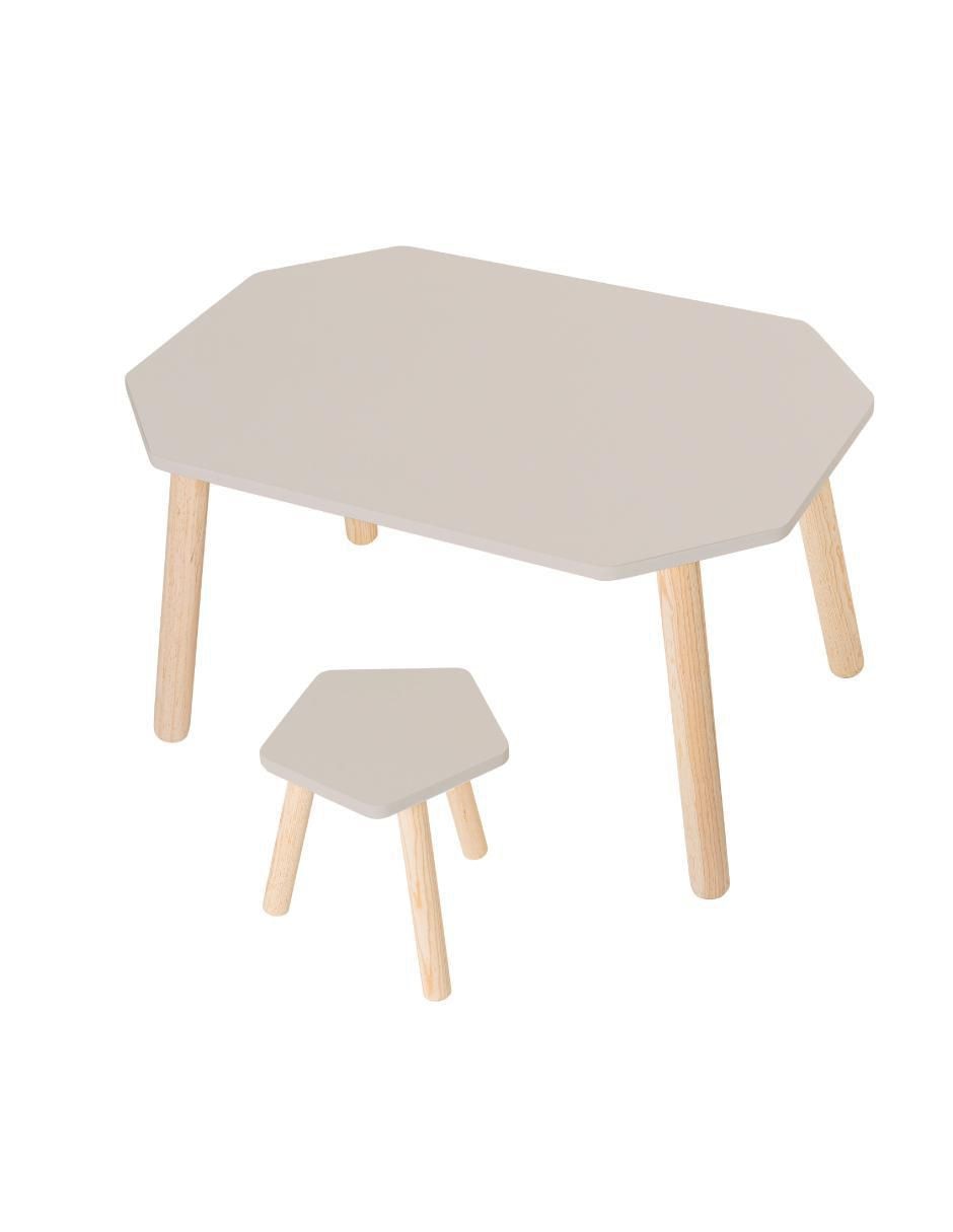 Mesa con silla armable