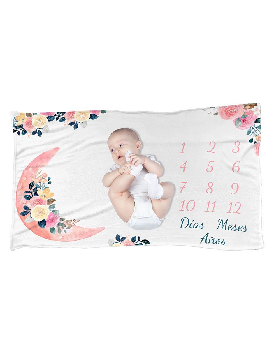 Frazada Luna Rosas bebé 3