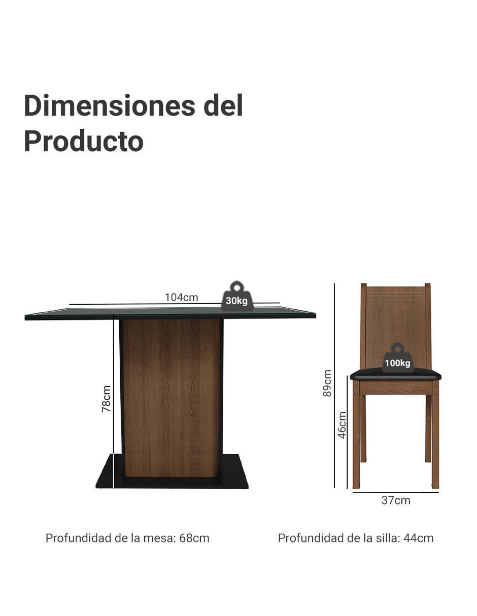 Comedor Camélia para 4 personas 10