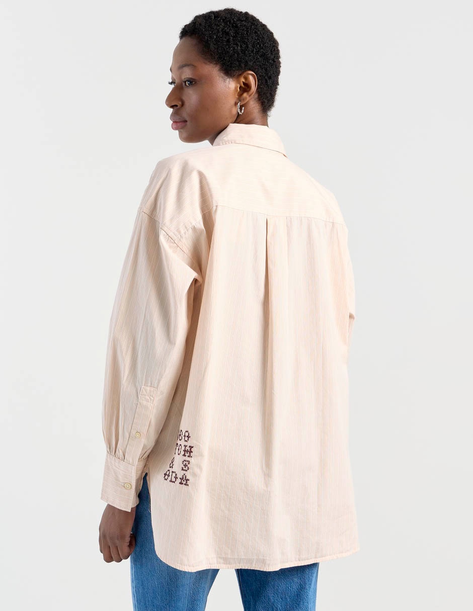 Blusa camisera manga larga para mujer 11