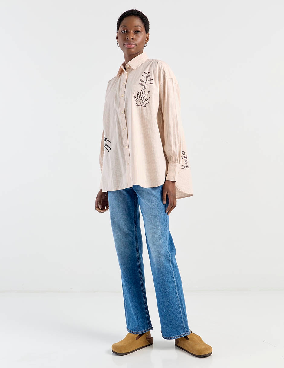 Jeans straight para mujer 4