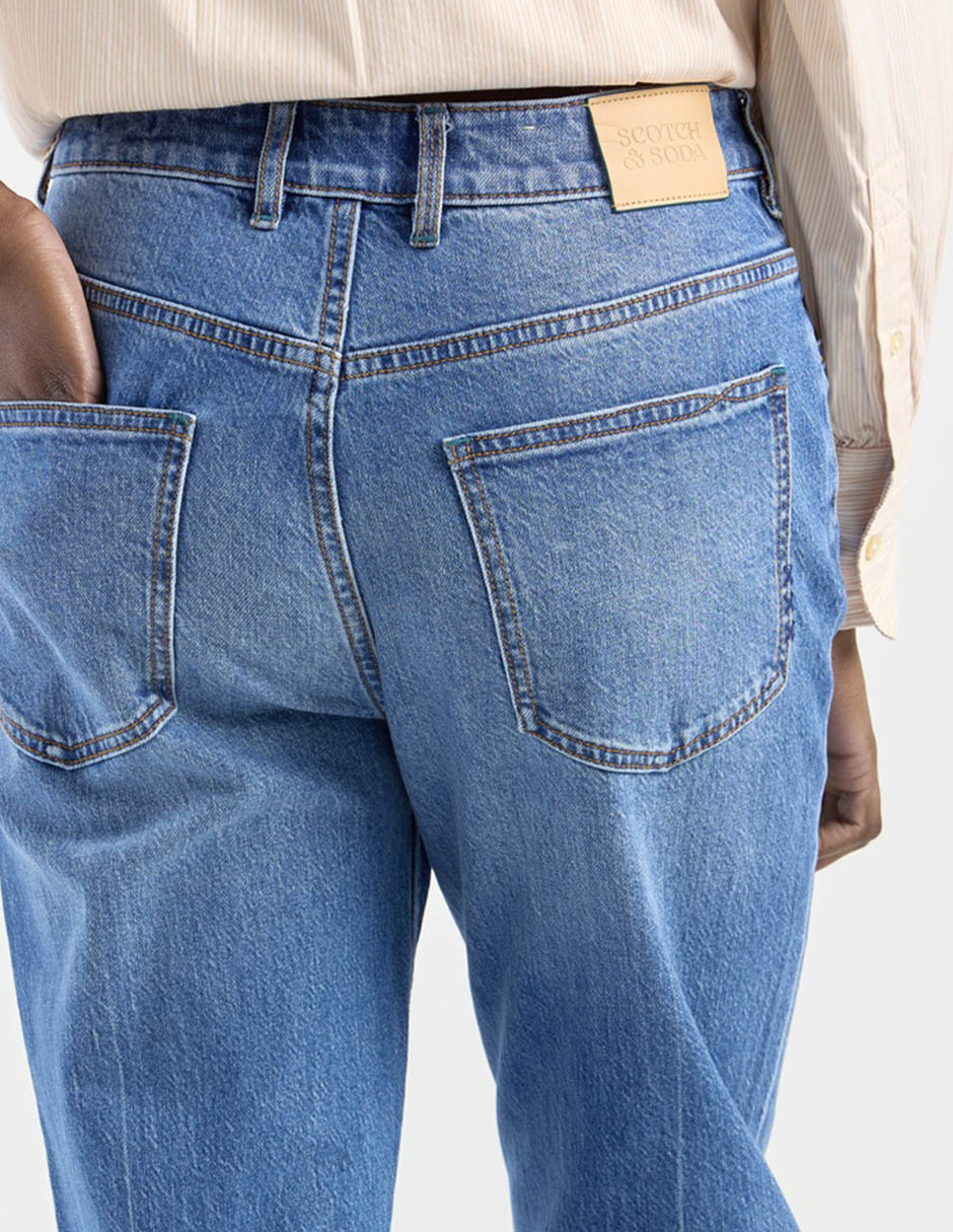 Jeans straight para mujer 2