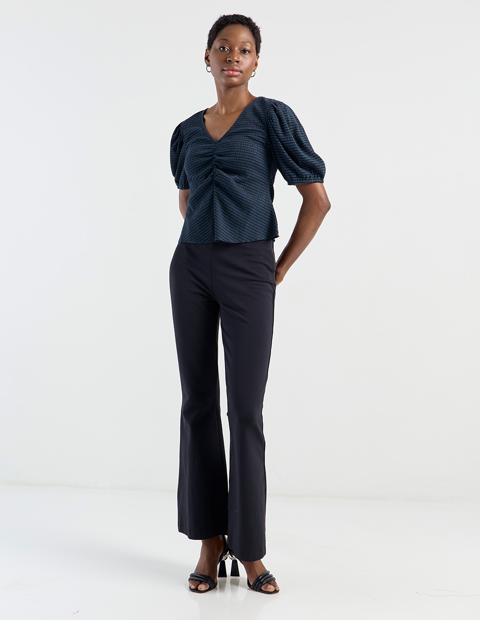 Blusa manga corta para mujer 7
