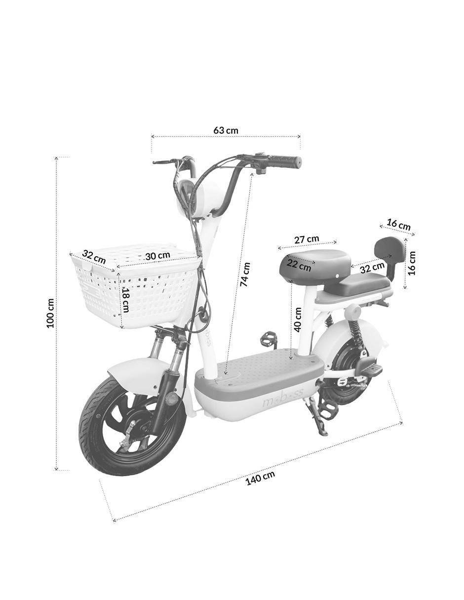 Bicicleta eléctrica MBS-01 Urbana rodada 14 10