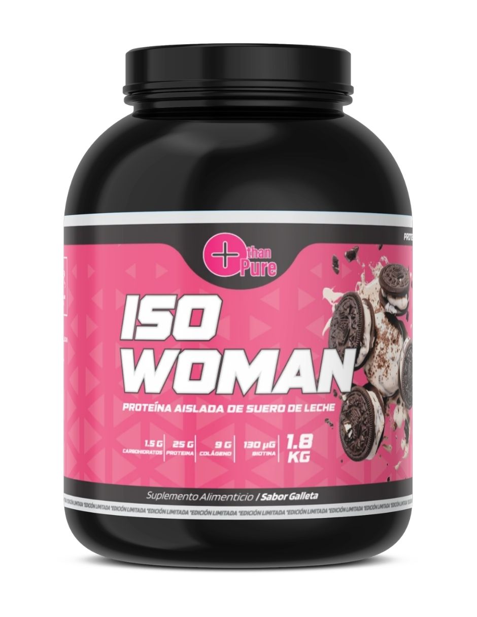 Iso Woman Fit Nutrition con colageno sabor galleta de 1.8 kg