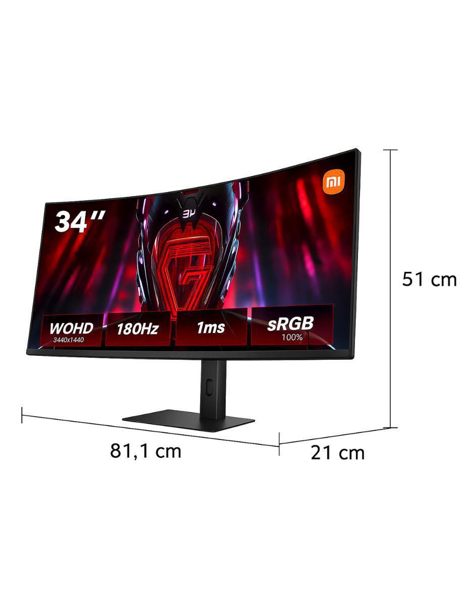 Monitor gamer G34WQi XDR WQHD 43 pulgadas G34WQI 4
