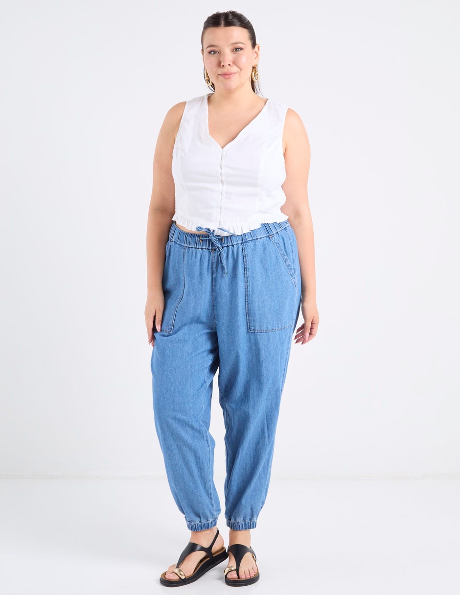 Pantalón jogger relaxed para mujer 5