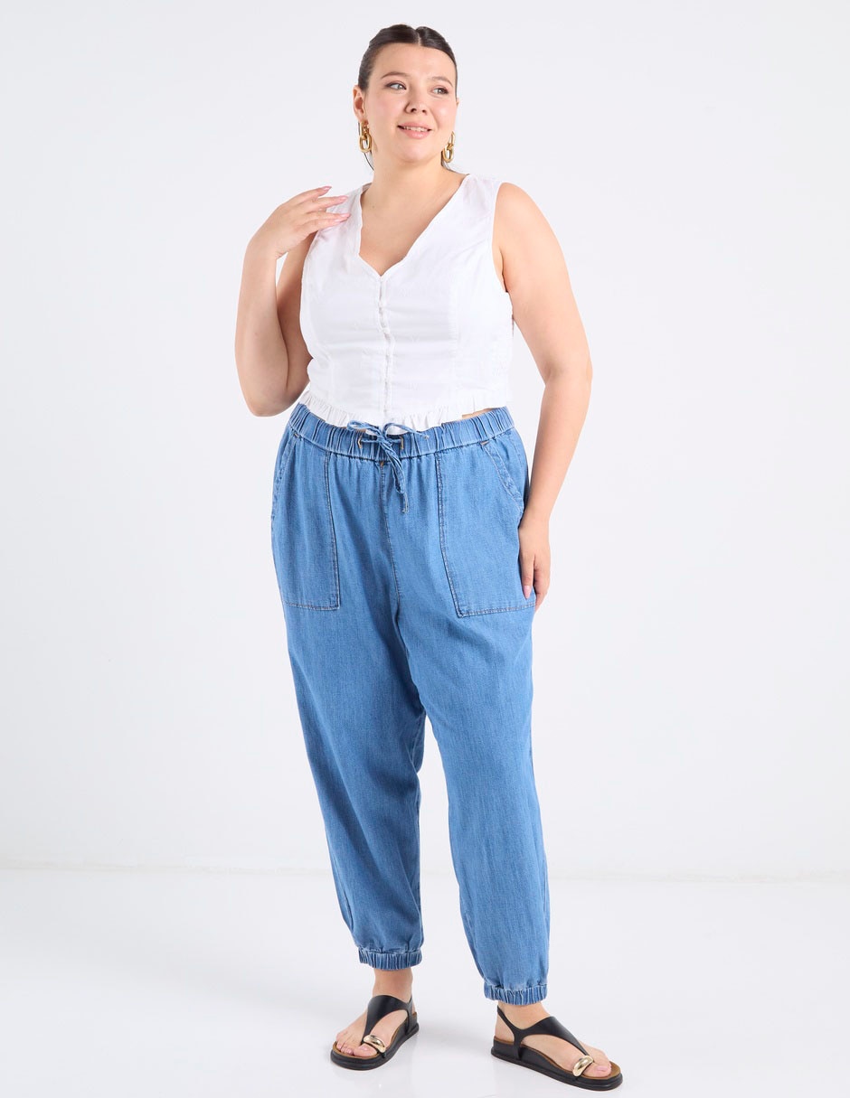 Pantalón jogger relaxed para mujer 4