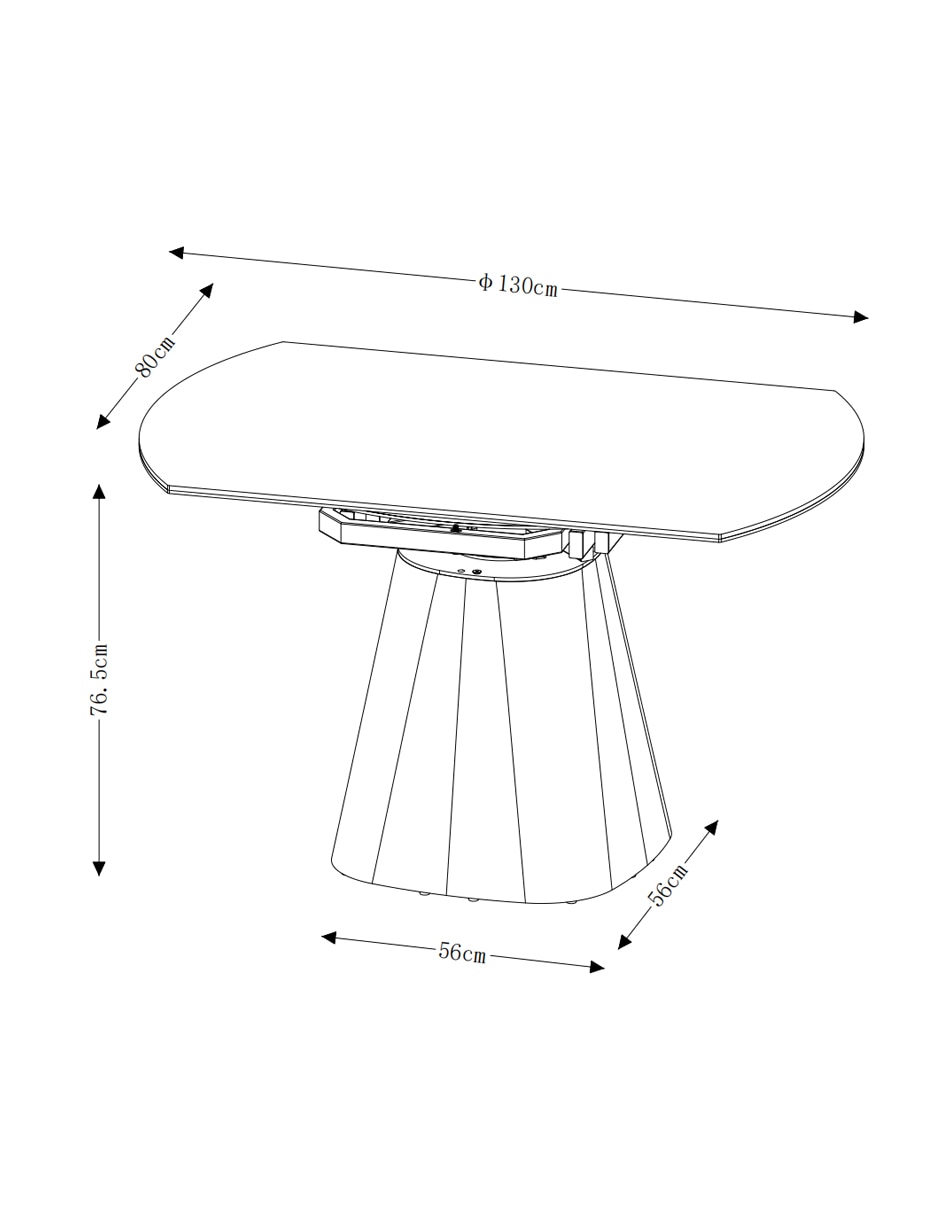 Mesa de comedor extensible 9
