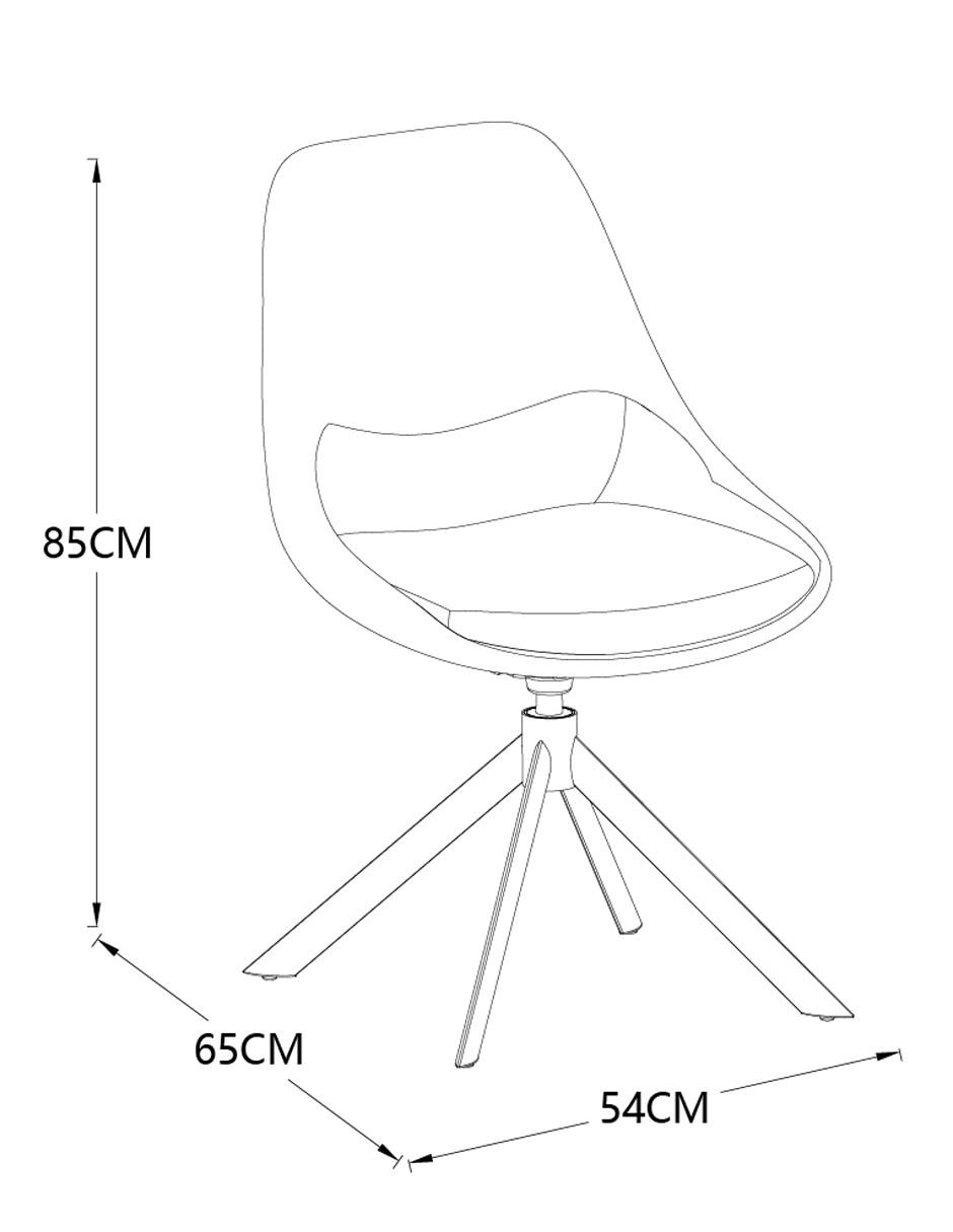Silla sin brazos Davalos J&C 11