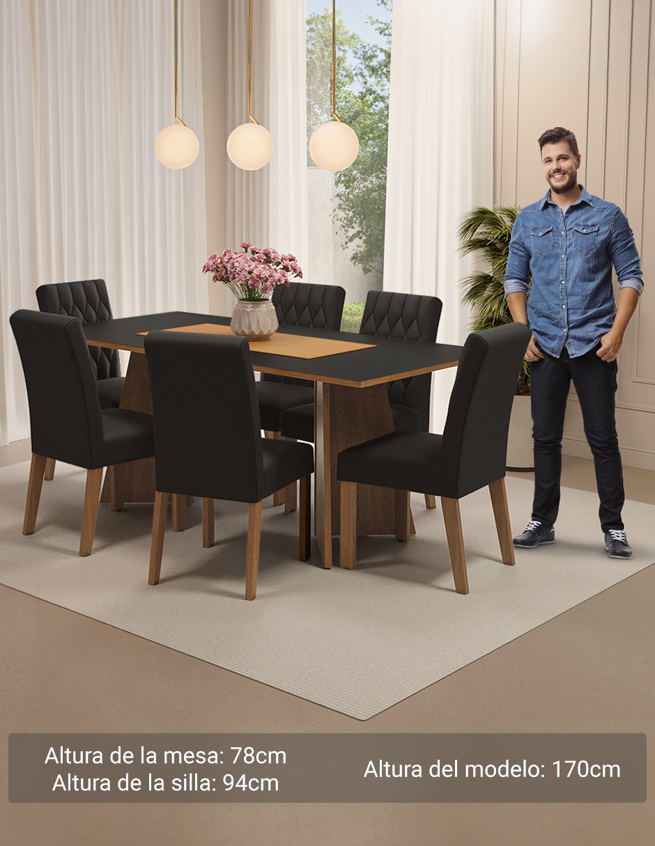 Comedor madison para 6 personas 2