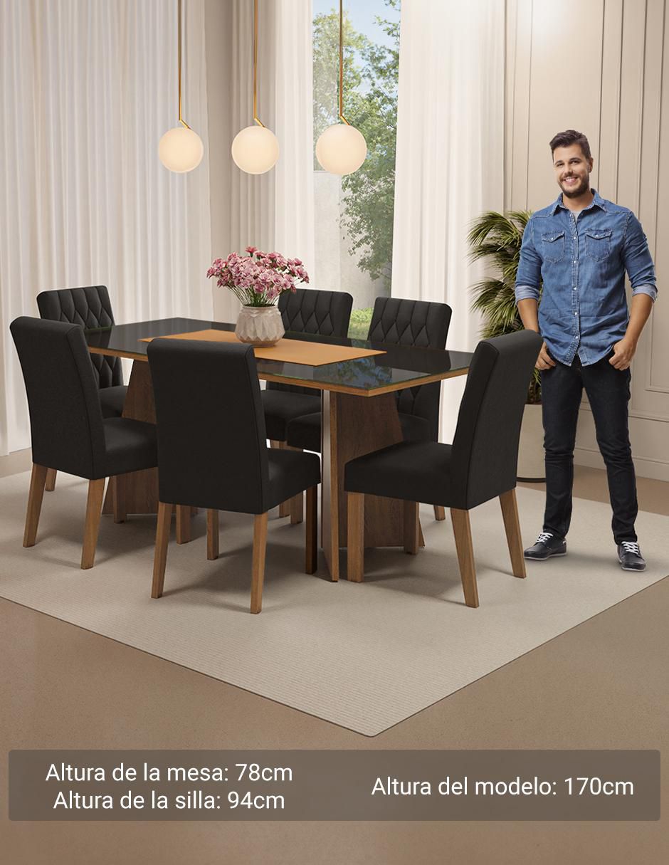 Comedor marissa para 6 personas 8